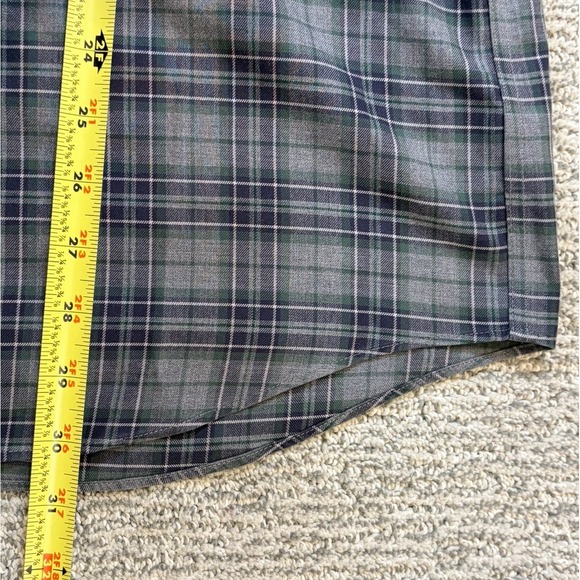 Untuckit Shirt Mens 3XL Gray Plaid Wrinkle Free Button Down Long Sleeve - Picture 7 of 8